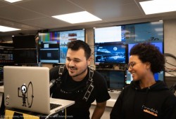 Artist Joshua Watts and Uu-a-thluk’s Aline Carrier participated in the 2019 scientific expedition.