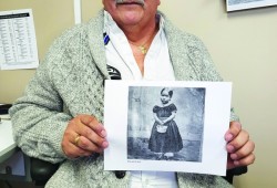 Dave Jacobson, Quamiina, is a knowledge-keeper from Ahousaht. The story he knows of Maggie Sutlej is different than what was told in the books and newspaper articles of the time, because they tell only the colonized perspective, he said. (Denise Titian photo)