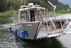 The vessel is designed to help monitor the surrounding environment in preparation for increased tanker traffic off of Nitinaht Narrows.