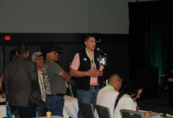 NTC Vice-President Andrew Callicum addresses the AFN.