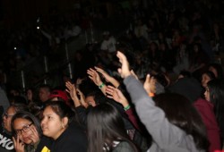 Hundreds filled the Alberni Athletic Hall.