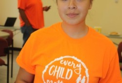 Student Cheyenne Edgar has family members who went to residential school.