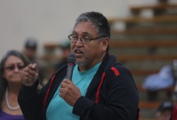 Linus Lucas, member of the Hesquiaht First Nation