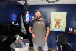 Standing strong from within his Tofino barbershop The Windy Clipper, Brian Quick says sometimes First Nations have to “fight the fear of being the only native in the room” to get the job they want.