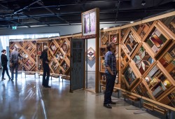 Artist Carey Newman created the Witness Blanket as part of the TRC process. The Witness Blanket is like a quilt and is inspired by a comforting wool blanket. It is made of images of 880 objects collected from places like Indian residential schools, churches and government offices from across Canada. (Jessica Sigurdson photo)