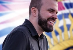 Conservative candidate Aaron Gunn won in the North Island-Powell River riding. 