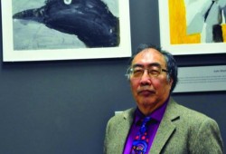 Over the last decade artwork made by Alberni Indian Residential School children more than 50 years ago was repatriated to the former students, including Jeff Cook (pictured). The paintings were saved by the art teacher and returned to the artists following his death. The paintings and stories are now permanently installed in Canada Museum of History. (Shayne Morrow photo)