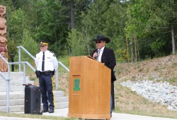“It’s really monumental how much respect the RCMP is showing to our people and our territory,” said Mowachaht/Muchalaht Ha’wiih Jerry Jack, who formerly served in the RCMP. 