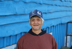 Joe David is a Tla-o-qui-aht First Nation elder and ex-fisherman. He says there are “no less than 10 boats on the Ty-Histanis reserve that should be disposed of.” 
