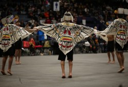 The Tla-o-qui-aht performances included the Kingfisher song.