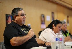 “From my view, if it saves one life, that’s a game changer,” says NTC Vice-President Les Doiron of the new Tsa̲kwa̲’luta̲n Healing Centre, although he added countless other facilities are required to curb the mental health and addiction epidemics. (Eric Plummer photo)