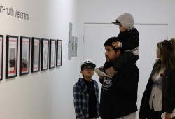 Family of the late Chief Earl Maquinna George were five generations strong at the Hallway Gallery opening event on Nov. 5.