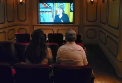 Near the entrance, where Charlie Chaplin was previously playing in the Majestic Theatre, a series of films are shown that continue to be worked on, called Living Culture, Artist Profiles and Living Culture, Living Archives.