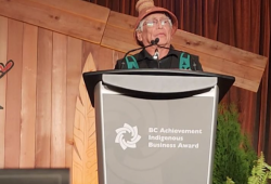 Dennis was honoured during a ceremony held at the Fairmont Hotel Vancouver on Oct. 7. (Submitted photo)