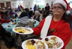 Before the COVID-19 pandemic, the event grew in popularity. This year organizers are preparing for 500. Pictured is the 2018 Feed the People gathering. 