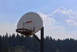 Smoke from Mount Underwood compromised air quality in Port Alberni, forcing the Nuu-chah-nulth Tribal Council to call off the Tlu-piich Games a day after the recreation event started in mid August. (Nora O'Malley photo)