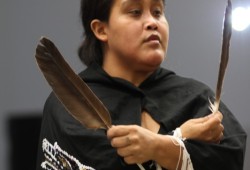 Cultural celebration followed the signing in the Kyuquot Elementary Secondary School’s newly expanded gymnasium.