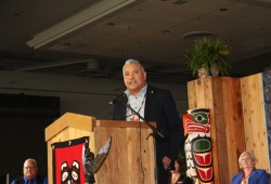 Terry Teegee, regional chief of the B.C. Assembly of First Nations, also spoke at the event.