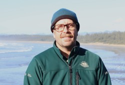 Pacific Rim National Park Reserve human-wildlife coexistence team lead Todd Windle.  (Nora O’Malley photo)