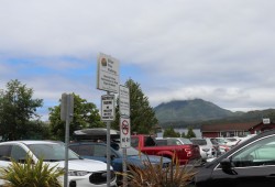 Offshore residents can get a yearly parking permit for free, “as parking in town is their only option” - but “spaces are available on a first-come, first-served basis. Having a permit does not guarantee a space”, states the District of Tofino.