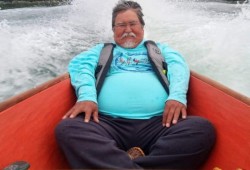  “For the most part, I’m usually on a healing journey. Anybody that joins us is usually doing this for their healing journey. It helps not just myself, but other family members. Anybody that is going through a hard time it helps them a lot,” says Hesquiaht Hereditary Chief Vince Ambrose, the crew’s skipper who sits at the back of the canoe