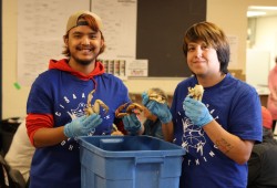 “We couldn’t do it without the volunteers,” says tournament host Len Watts.