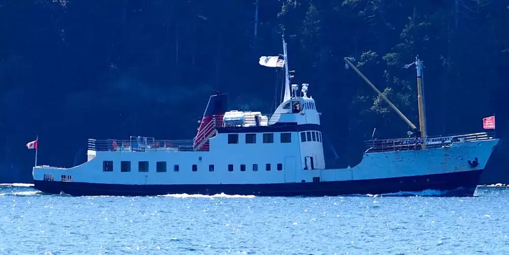 The MV Frances Barkley en route to Port Alberni. (Mike Youds photo)