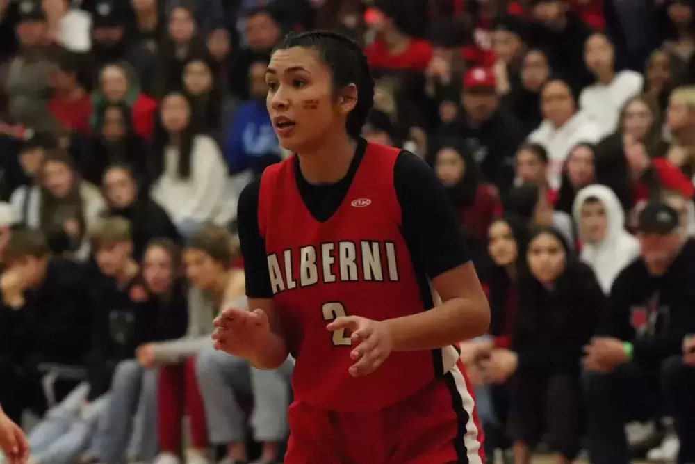 Natalie Clappis is captain of the Alberni senior girls team.