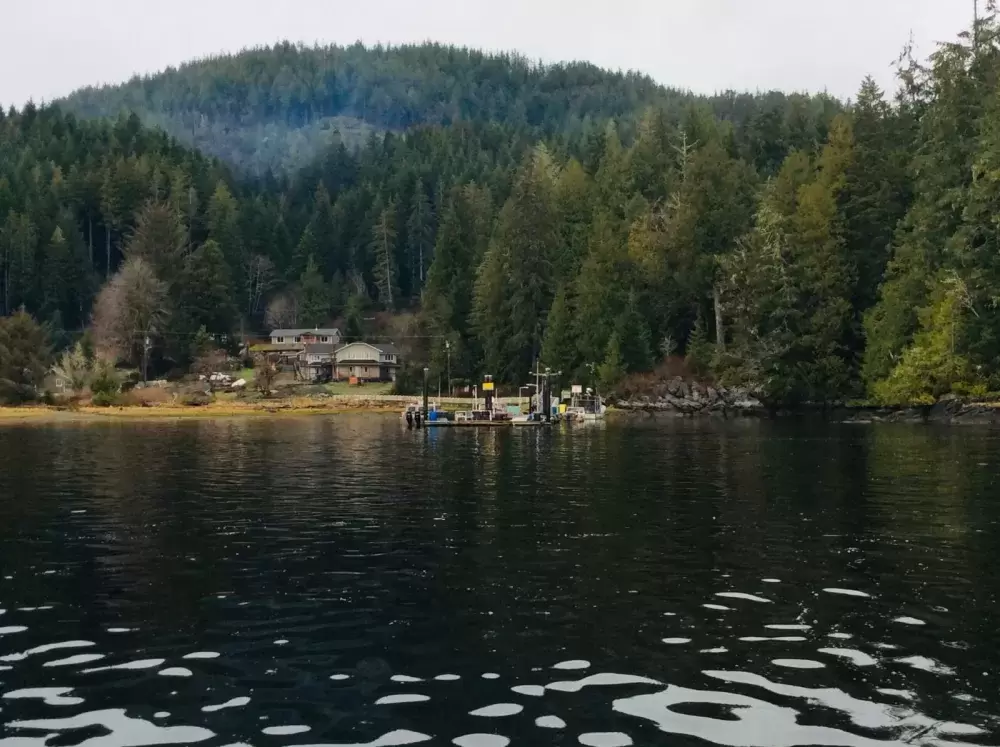 Currently, the village of Ehthlateese relies solely on diesel energy that’s barged into the community by BC Hydro. Tucked in the Uchucklesaht Inlet off the west coast of Vancouver Island, Ehthlateese’s current diesel generation is at capacity. (Uchucklesaht Tribe photo)