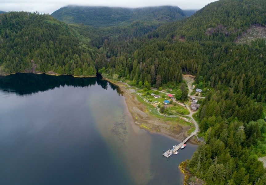 Currently, the village of Ehthlateese relies solely on diesel energy that’s barged into the community by BC Hydro. Tucked in the Uchucklesaht Inlet off the west coast of Vancouver Island, Ehthlateese’s current diesel generation is at capacity. (Uchucklesaht Tribe photo)