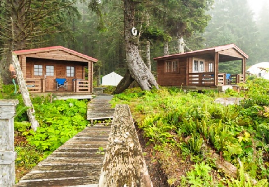 Ditidaht First Nation helps operate the West Coast Trail, which includes cabins where guests can stay.