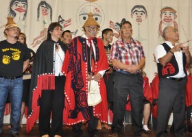 Ahousaht leaders.