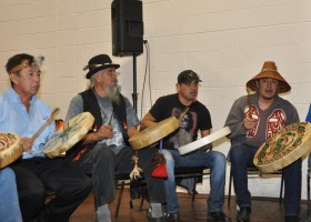 Ahousaht singers.