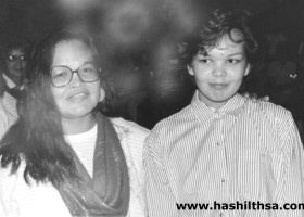 Charlotte Rampanen with her daughter Tamara