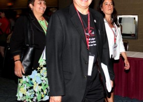 Atleo supporters Joan and Stewart Phillip, and Jody Wilson Raybould