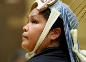 Headress dancer