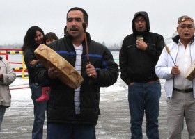 Aaron Watts sings with pride of being Tseshaht, and Nuu-chah-nulth-aht.