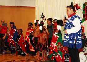 Zeballos School regional potlatch Number 17