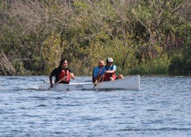 Canoe races: O