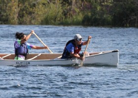 Canoe races: N