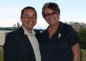 Shawn Atleo and Sophie Pierre