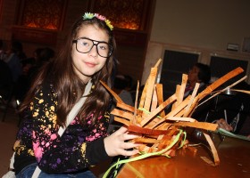 Cedar weaving exercise