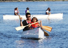 Happiness is... a canoe paddle