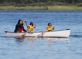 Some very little ones took to the water